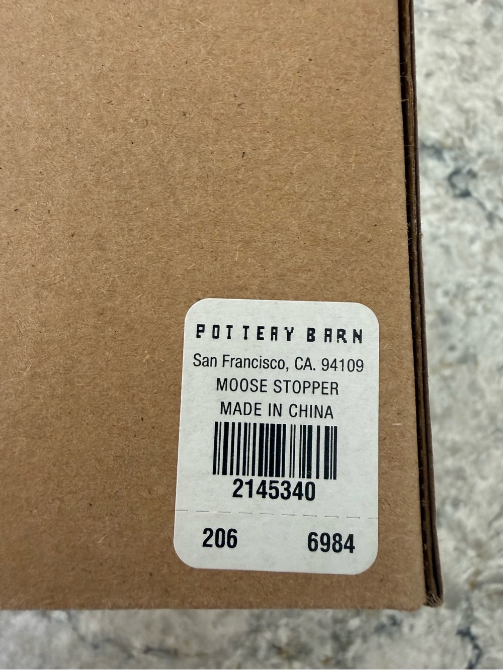 Pottery Barn Silver Moose Head Bottle Stopper - Picture 2 of 4